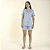Pijama Feminino Curto Aberto Azul Sereno - Imagem 2
