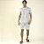 Pijama Masculino Curto Visco Stripe Mescla - Imagem 2