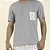 Pijama Masculino Curto Cinza e Branco com Estampa - Imagem 3