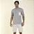 Pijama Masculino Curto Cinza e Branco com Estampa - Imagem 1
