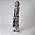 Vestido Midi Listrado Preto e Branco - Imagem 3