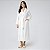 Robe Longo em Malha Fleece Off White - Imagem 1