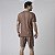 Pijama Masculino Curto Listrado Cappuccino - Imagem 3