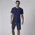 Pijama Masculino Curto Listrado Marinho - Imagem 1