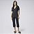 Pijama Feminino Capri Preto com Renda - Imagem 1