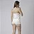 Short Doll Alça Tricot Off White com Renda - Imagem 4