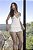 Short Doll Alça Tricot Off White com Renda - Imagem 5