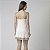 Camisola de Alça Tricot Off White com Renda - Imagem 4
