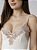 Camisola de Alça Tricot Off White com Renda - Imagem 3