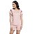 Pijama Feminino Curto Rosê com Animal Print - Imagem 1