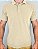 Camisa Polo Masculina Estonada Piquet Algodão Palha - Imagem 1