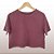 CROPPED FEMININO ESTONADO VINHO - R$ 27,90 no PIX ou R$ 29,38 no cartão e para compras no site acima de R$ 400,00 usando o cupom 5000 - Imagem 1