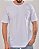 Camiseta Masculina Pré-encolhida Lisa Algodão Branca - Imagem 3