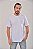 Camiseta Masculina Pré-encolhida Lisa Algodão Branca - Imagem 2