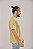 Camiseta Masculina Estonada Lisa Algodão Bege - Imagem 4