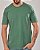 Camiseta Masculina Estonada Lisa Algodão Verde - Imagem 3
