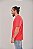 Camiseta Masculina Estonada Lisa Algodão Salmão - Imagem 4
