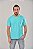 Camiseta Masculina Estonada Lisa Algodão Azul Celeste - Imagem 2