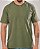 Camiseta Masculina Estonada Lisa Algodão Oliva - Imagem 3