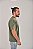 Camiseta Masculina Estonada Lisa Algodão Oliva - Imagem 4
