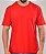 Camiseta Masculina Pré-encolhida Lisa Algodão Vermelha - Imagem 3