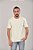 Camiseta Masculina Pré-encolhida Lisa Algodão Marfim - Imagem 4