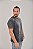 Camiseta Masculina Marmorizada Lisa Algodão Preta - Imagem 3
