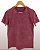 Camiseta Masculina Marmorizada Lisa Algodão Vinho - Imagem 1