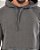 Blusa Masculina Capuz Moletom Estonado Algodão Chumbo - Imagem 2