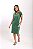 Vestido Curto Camisetão Estonado M/Malha Verde - Imagem 1