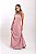 Vestido Longo Alça Estonado M/Malha Algodão Rosé - Imagem 1