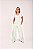 Jardineira Feminina Estonada M/Malha Algodão Off White - Imagem 1