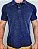 Camisa Polo Masculina Marmorizada Piquet Marinho - Imagem 1