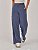 Calça Feminina Pantalona Estonada M/Malha Azul Jeans - Imagem 1
