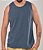 Regata Masculina Estonada lisa Algodão Azul Jeans - Imagem 1