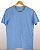 Camiseta Masculina Estonada Lisa Algodão Azul Maya - Imagem 1