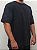Camiseta Oversized Masculina Pré-Encolhida Malha Preta - Imagem 5