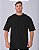 Camiseta Oversized Masculina Pré-Encolhida Malha Preta - Imagem 1