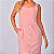 Vestido Midi Botão Estonado M/Malha Algodão Rosé - Imagem 4