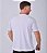 Camiseta Gola V Masculina Algodão Elastano Branca - Imagem 6