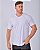 Camiseta Gola V Masculina Algodão Elastano Branca - Imagem 1