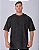 Camiseta Oversized Masculina Marmorizada Preta - Imagem 1