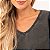 Camiseta Feminina Gola V Estonada Chumbo em algodão penteado 30.1 - Imagem 2