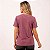 Camiseta Feminina Gola V Estonada Vinho em Algodão Penteado 30.1 - Imagem 4