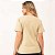 Camiseta Feminina Gola V Estonada Palha em Algodão Penteado 30.1 - Imagem 4