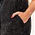 Vestido Midi Manga Japonesa Marmorizado M/Malha Algodão Preto - Imagem 4