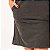 Vestido Curto Camisetão Estonado M/Malha Corte a Fio Chumbo - Imagem 4