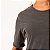 Vestido Curto Camisetão Estonado M/Malha Corte a Fio Chumbo - Imagem 3