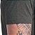 Camiseta Gola V Masculina Estonada de Algodão e Elastano Chumbo - Imagem 4