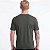 Camiseta Gola V Masculina Estonada de Algodão e Elastano Chumbo - Imagem 3